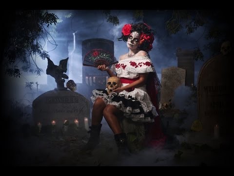 Building a Fantasy Portrait Set From Scratch: Smoke, Tombstones, and the Lighting Math That Holds It All Together