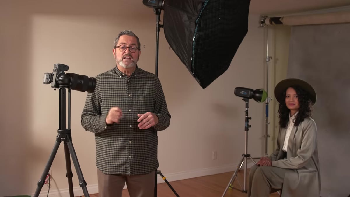 Camera body shown as Morgan begins transitioning to settings discussion