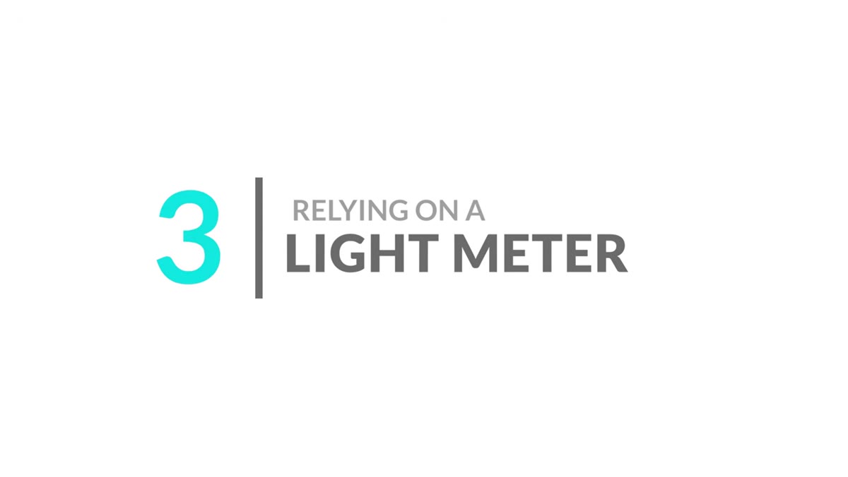 Instructor making the case against relying on a light meter