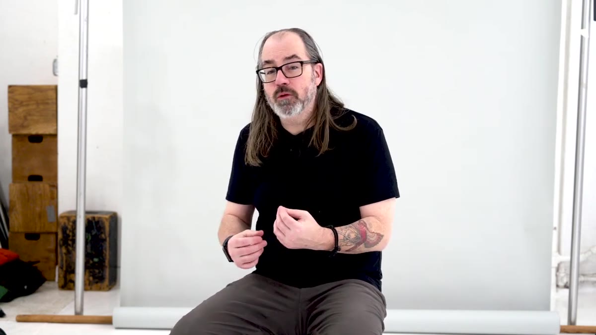 Norton discussing hidden eyes, no catch light, heavy backlighting