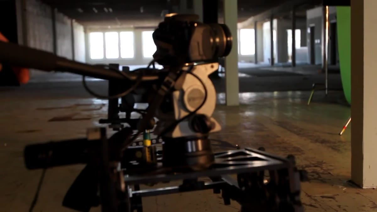 Final four-light setup overview with model and full scene