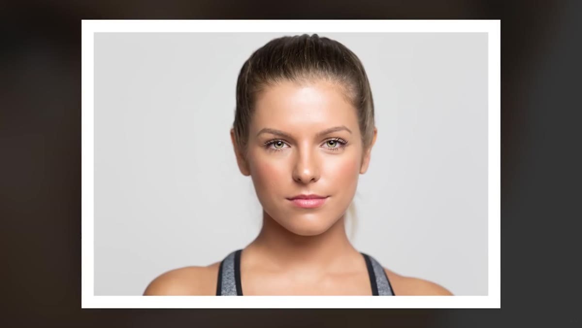 Single-light headshot showing chin shadow on subject