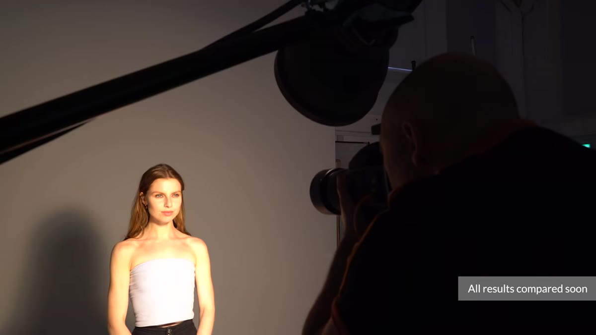 P70 standard reflector mounted on studio strobe