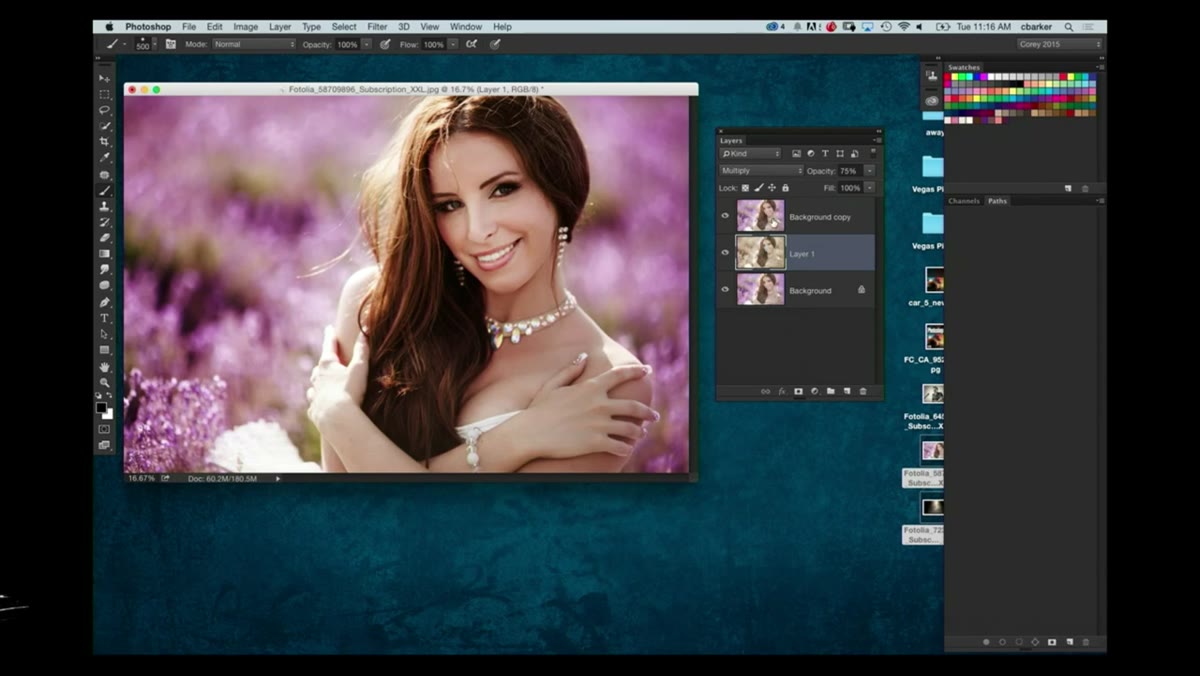 Second duplicate layer set to Soft Light blend mode