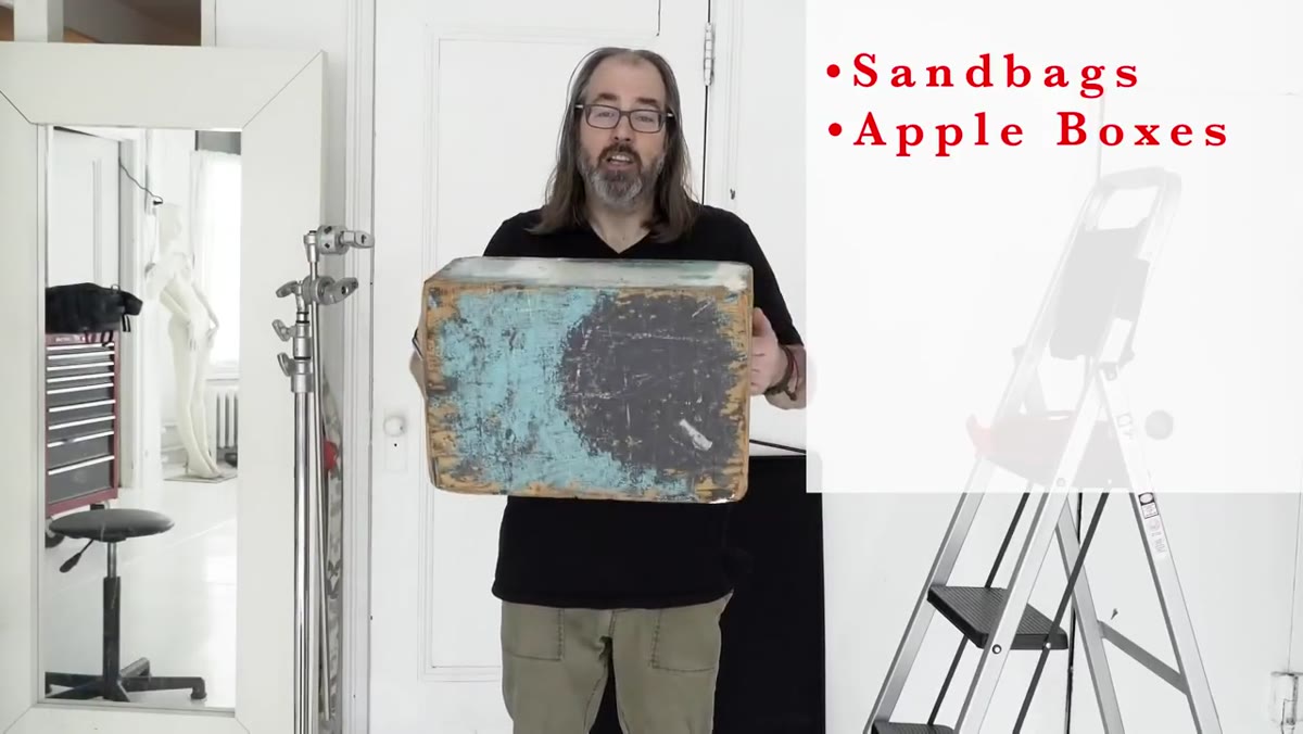Well-worn full apple box shown in studio
