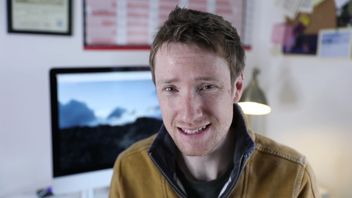 Thomas explaining why he quit his corporate video technician role