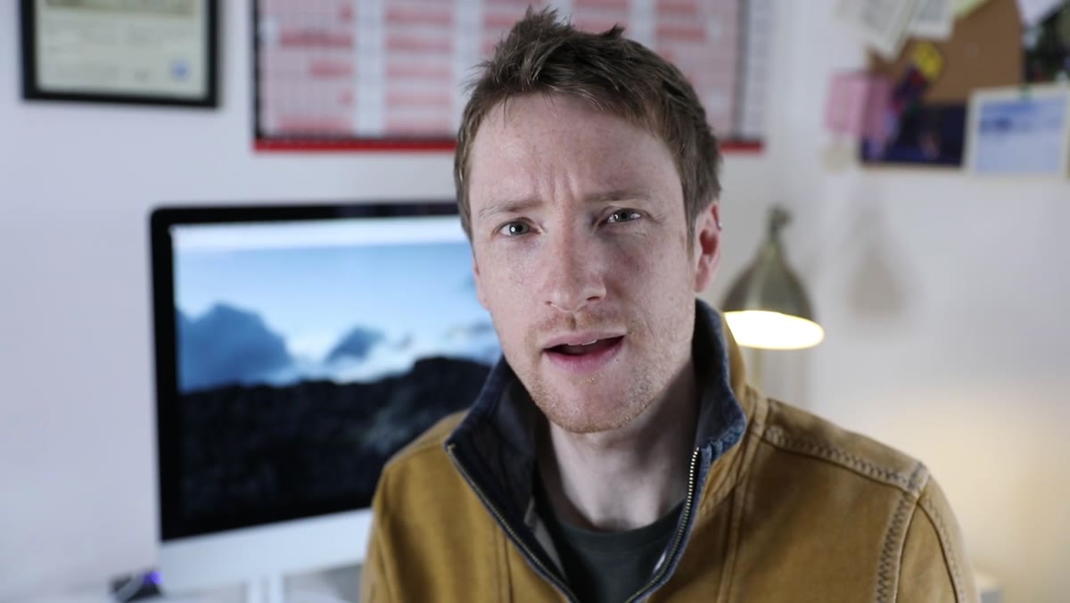 Thomas talking about redesigning his website from scratch with a developer