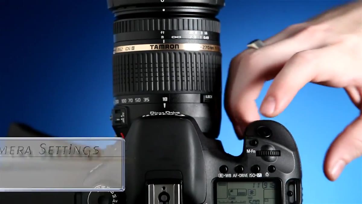 Camera settings menu showing ISO 125 selection