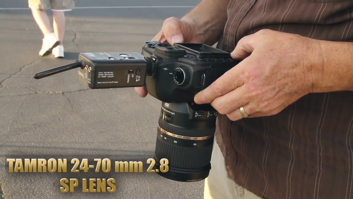 In-camera meter reading taken against the open sky