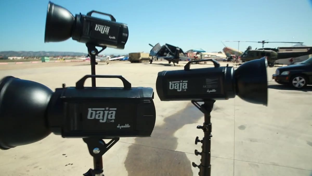 Camera settings being dialed in for the ambient sky exposure