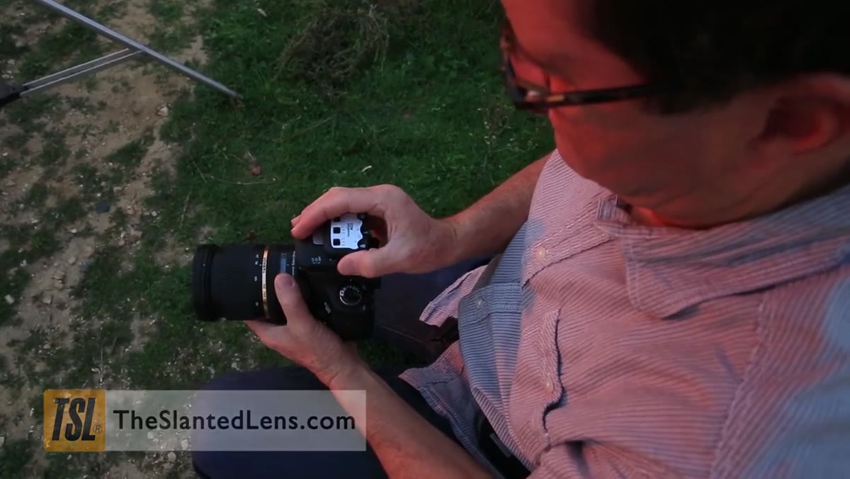 AC3 Zone Controller dials set to manual mode on camera hot shoe
