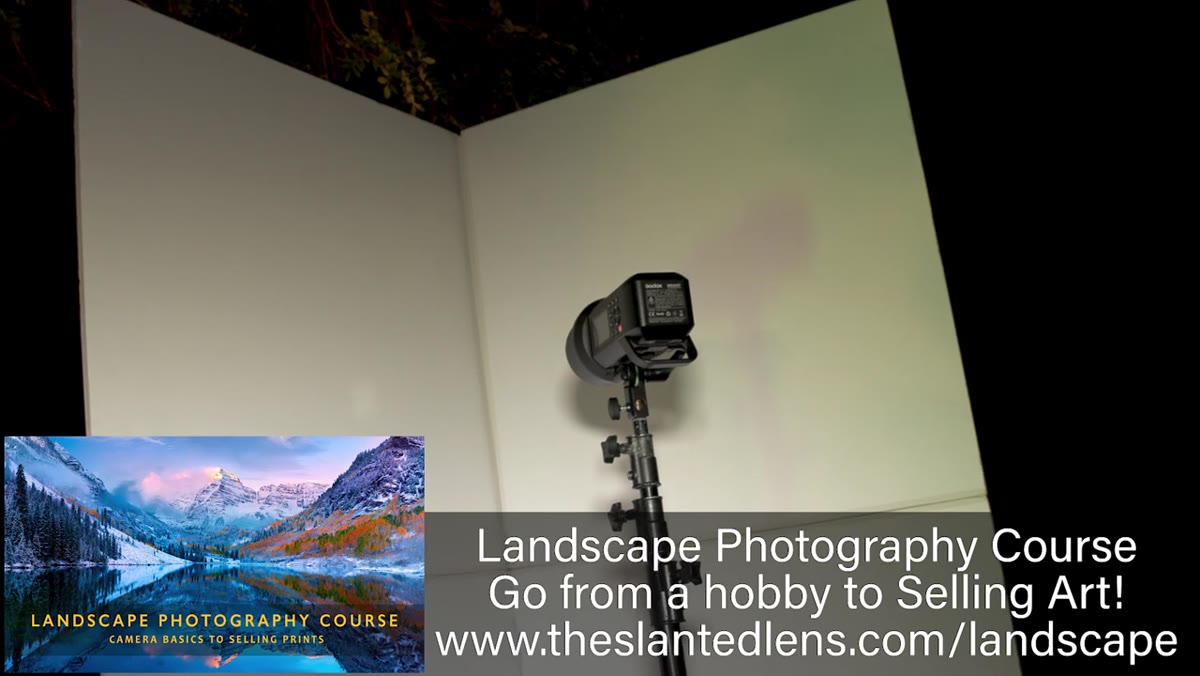Godox 400 bounced into a flat white panel on camera left