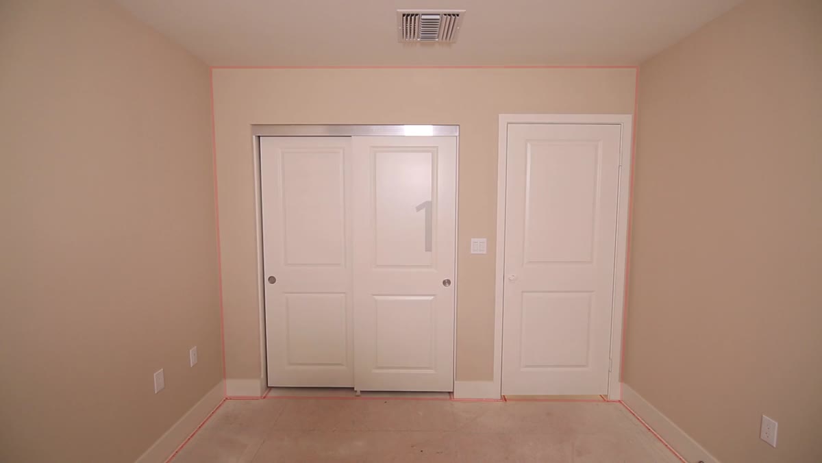Diagram or explanation of five visible room surfaces