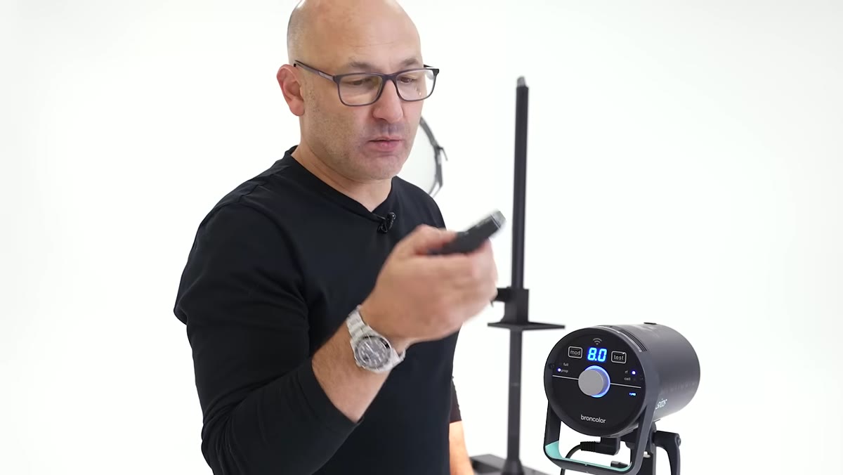 Remote trigger device used to fire studio flash
