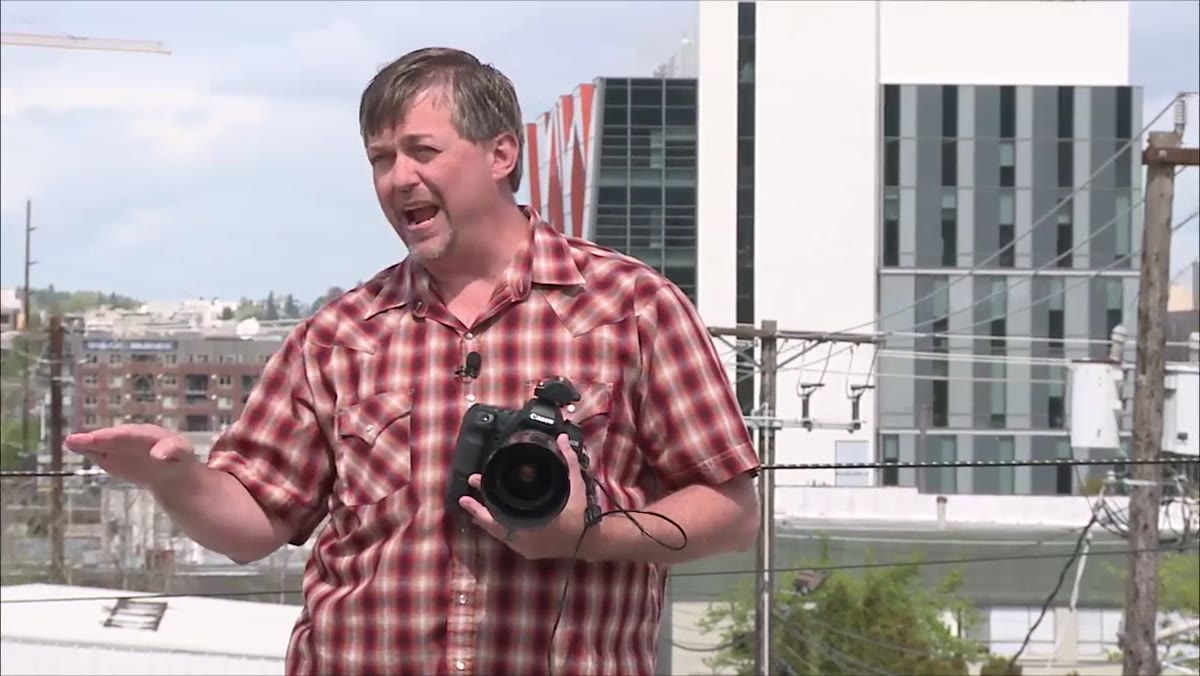Camera and flash setup with two groups configured