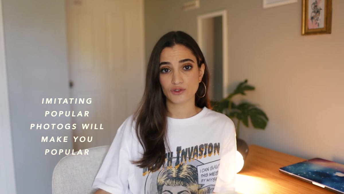 Jessica clarifying the difference between being inspired and copying work
