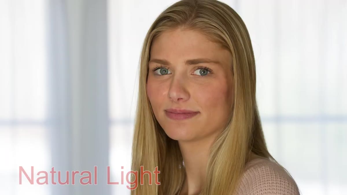Natural light portrait showing unflattering under-lighting on subject&rsquo;s face
