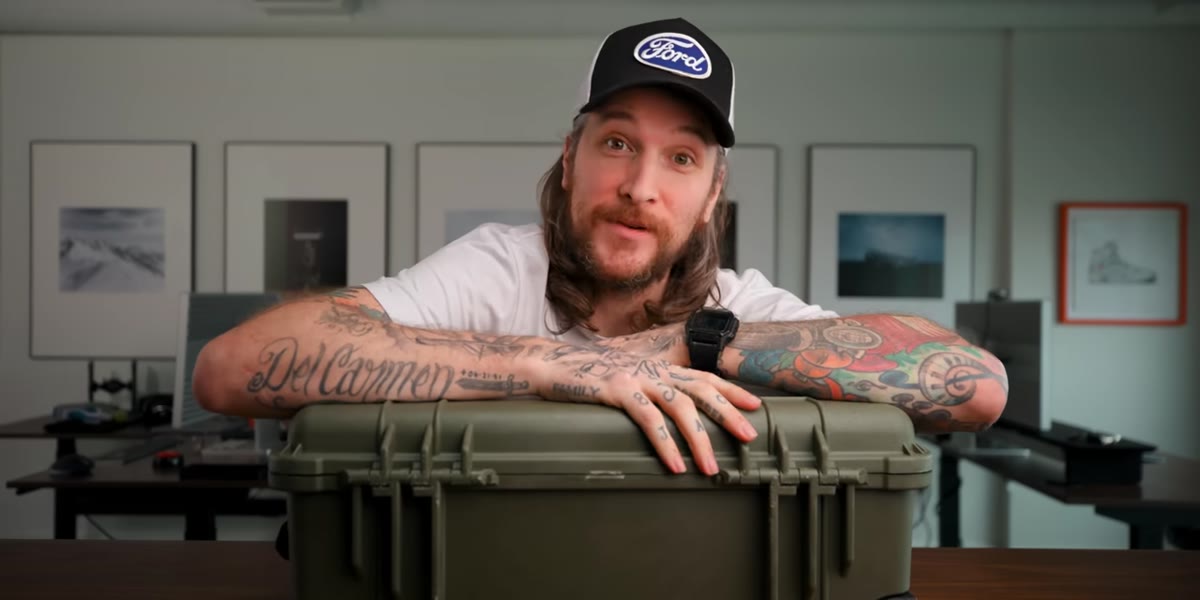 Mac Studio sitting inside an open Pelican case