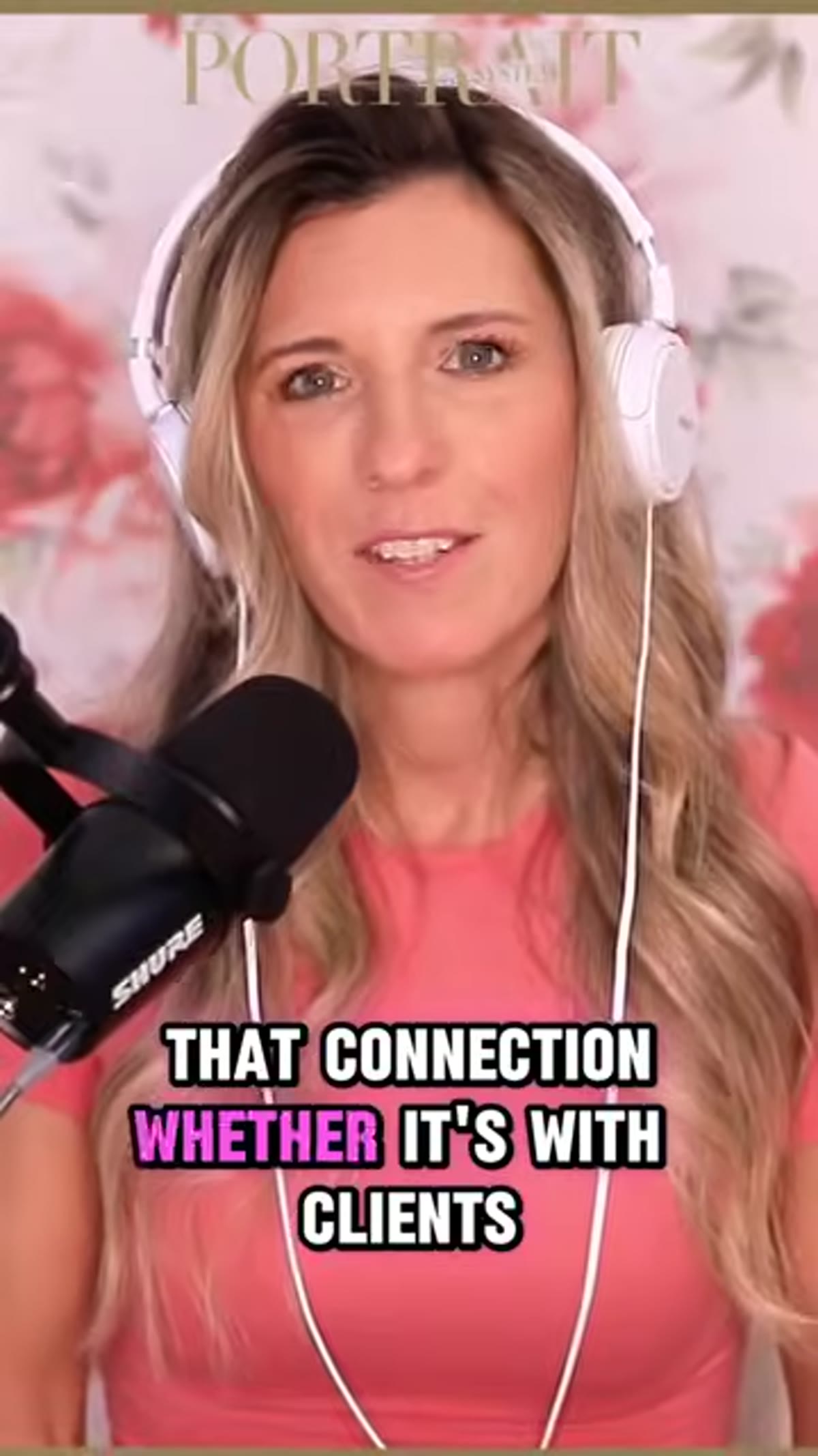 Meg speaking about making followers feel heard and seen