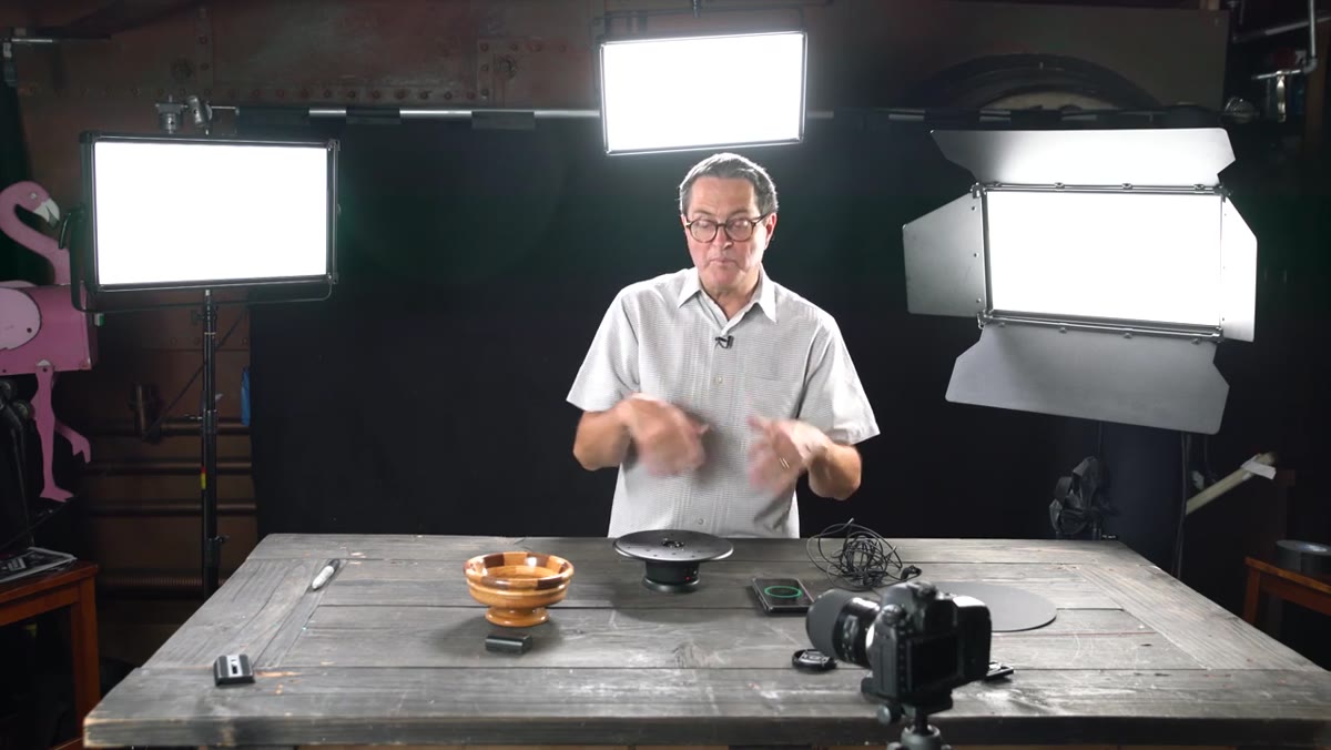 Syrp app open showing 360-degree video rotation settings