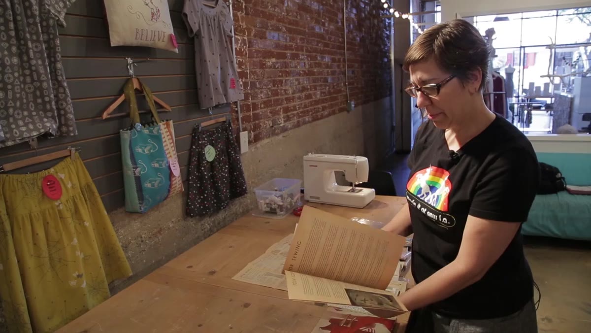 Shaerie describing how the space restarts her creative process automatically