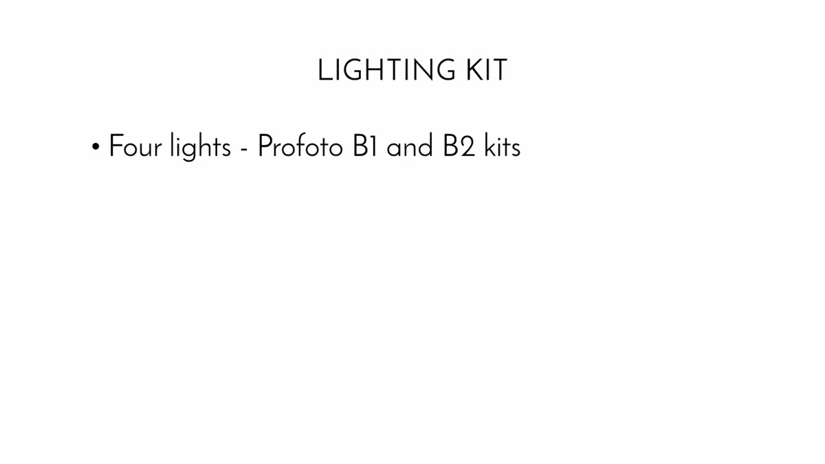 Photographer explaining his four-light packing philosophy