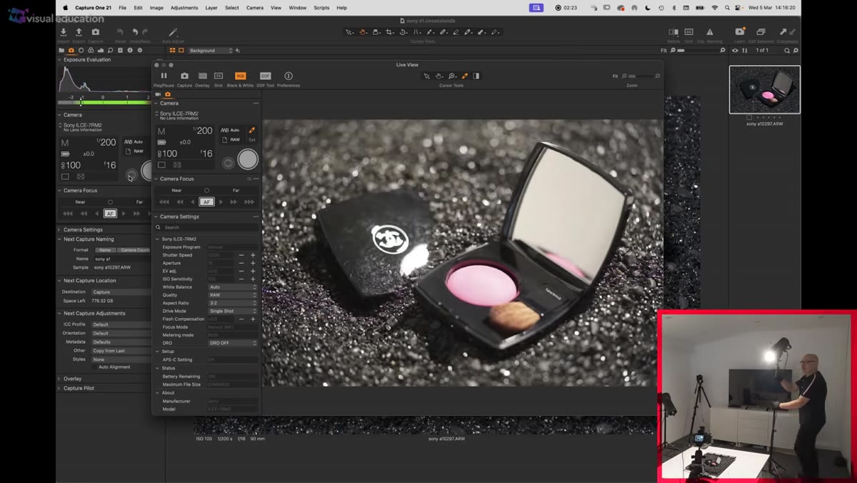 Repositioning light source to optimize reflection angle